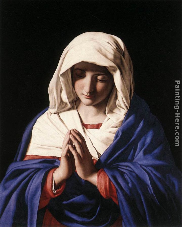 The Virgin in Prayer painting - Sassoferrato The Virgin in Prayer art painting